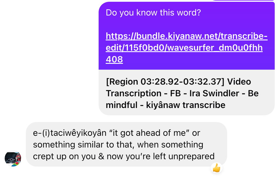 Deep link to specific regions