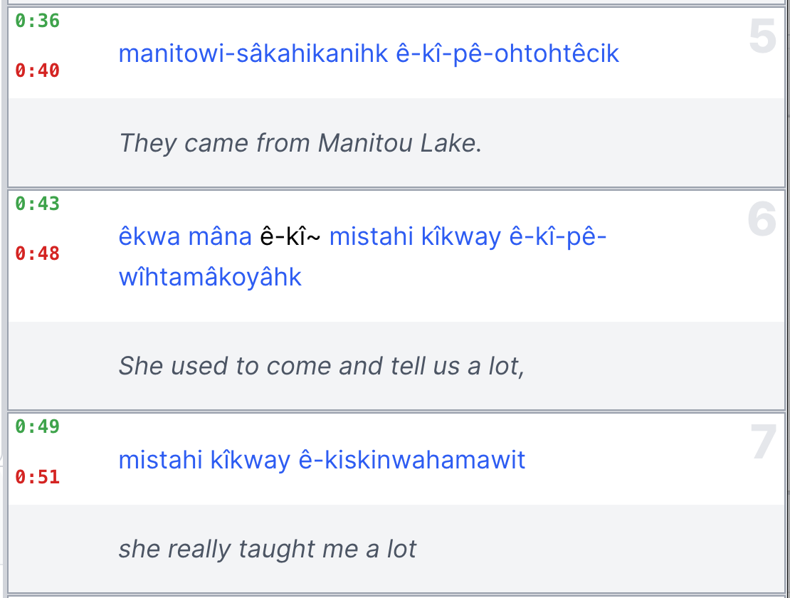 High frequency words